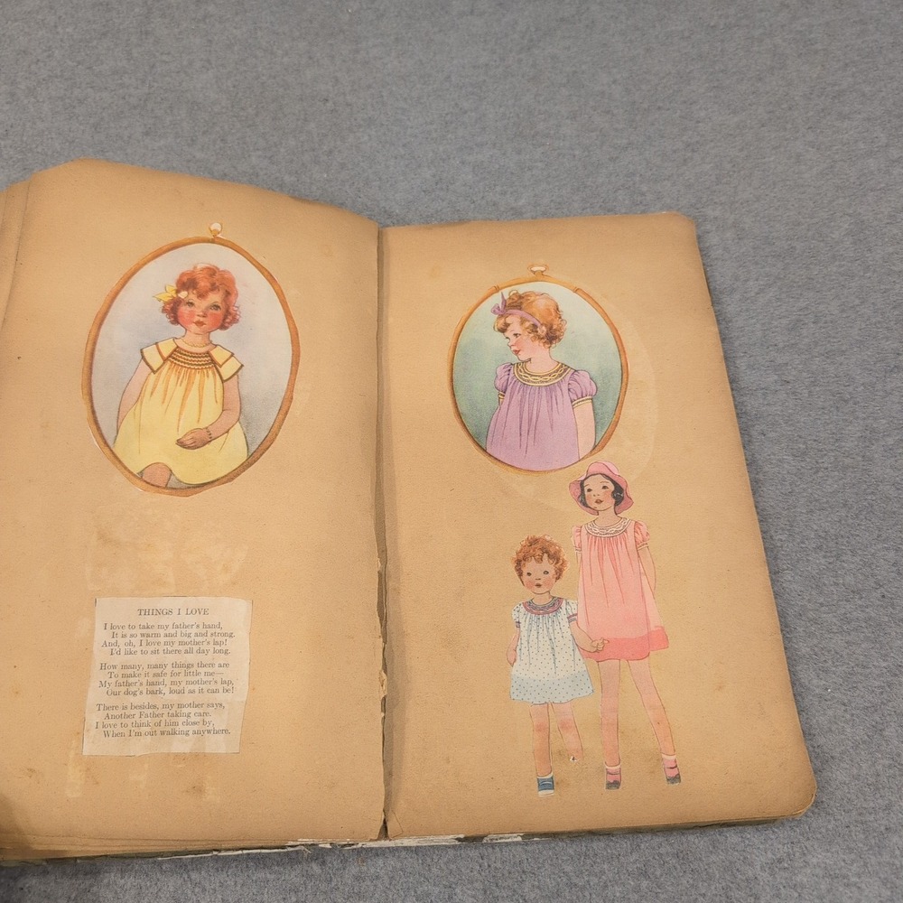 Vintage Handmade Scrapbook Mid-Century Illustrations Children Nursery Ephemera - Picture 4 of 5
